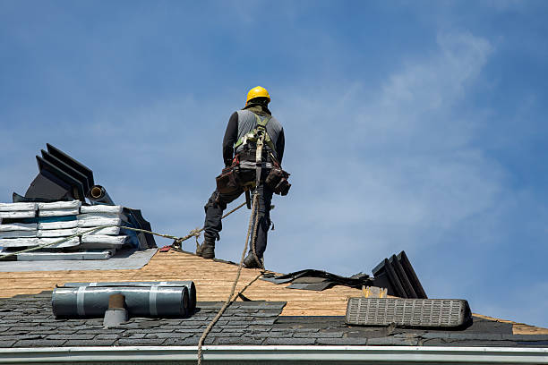 Professional Metal Roofing technician working in Strabane, PA